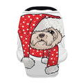 Santa Shih Tzu Print Baby Seat Cover