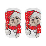 Santa Shih Tzu Print Bar Stool Covers