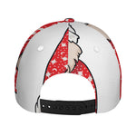 Santa Shih Tzu Print Baseball Cap