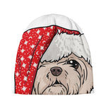 Santa Shih Tzu Print Beanie