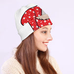 Santa Shih Tzu Print Beanie