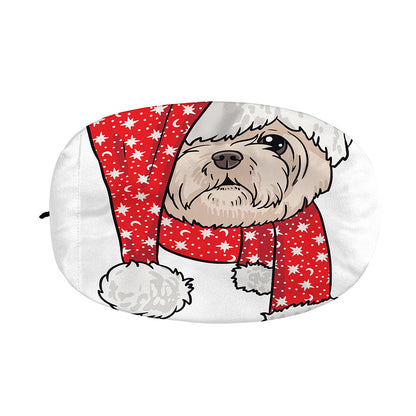 Santa Shih Tzu Print Car Side Mirror Covers