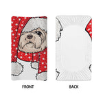 Santa Shih Tzu Print Changing Pad Cover