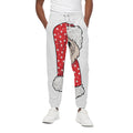 Santa Shih Tzu Print Cotton Sweatpants