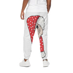 Santa Shih Tzu Print Cotton Pants