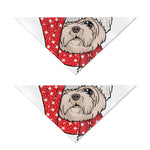 Santa Shih Tzu Print Dog Bandana