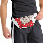 Santa Shih Tzu Print Fanny Pack