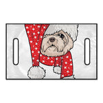 Santa Shih Tzu Print Golf Cart Seat Cover