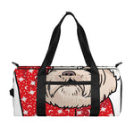 Santa Shih Tzu Print Gym Bag