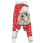 Santa Shih Tzu Print Hammer Pants