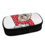 Santa Shih Tzu Print Insulin Cooler Travel Case