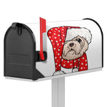 Santa Shih Tzu Print Mailbox Cover