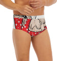 Santa Shih Tzu Print Men's Briefs