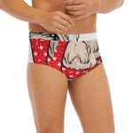 Santa Shih Tzu Print Men's Briefs