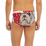 Santa Shih Tzu Print Men's Briefs