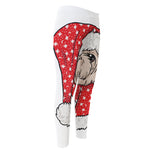 Santa Shih Tzu Print Men's Compression Pants