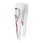 Santa Shih Tzu Print Men's Compression Pants