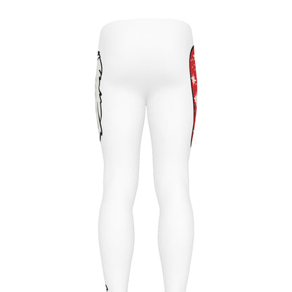 Santa Shih Tzu Print Men's leggings