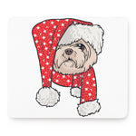 Santa Shih Tzu Print Mouse Pad