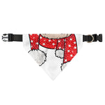 Santa Shih Tzu Print Over The Collar Dog Bandana