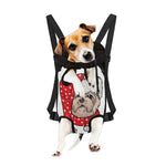 Santa Shih Tzu Print Pet Carrier Backpack