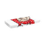 Santa Shih Tzu Print Piano Keyboard Cover