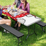 Santa Shih Tzu Print Picnic Table Cover