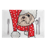 Santa Shih Tzu Print Placemat