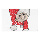 Santa Shih Tzu Print Polyester Doormat