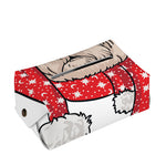 Santa Shih Tzu Print Rectangle Tissue Box Cover