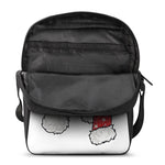 Santa Shih Tzu Print Rectangular Crossbody Bag