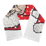 Santa Shih Tzu Print Scarf