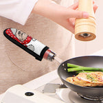 Santa Shih Tzu Print Skillet Handle Cover