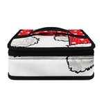 Santa Shih Tzu Print Small Lunch Bag