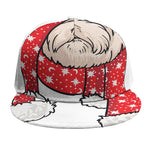 Santa Shih Tzu Print Snapback Cap