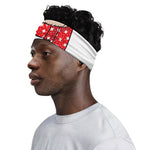 Santa Shih Tzu Print Sports Headband