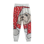 Santa Shih Tzu Print Sweatpants