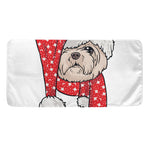 Santa Shih Tzu Print Towel