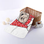 Santa Shih Tzu Print Towel