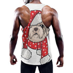 Santa Shih Tzu Print Training Tank Top