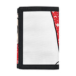 Santa Shih Tzu Print Trifold Wallet
