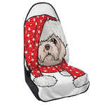 Santa Shih Tzu Print Waterproof Car Seat Cover