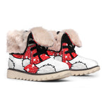 Santa Shih Tzu Print Winter Boots