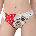 Santa Shih Tzu Print Women's Panties