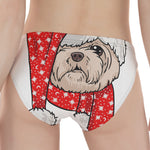 Santa Shih Tzu Print Women's Panties