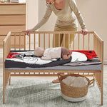 Santa Siberian Husky Print Baby Crib Sheet