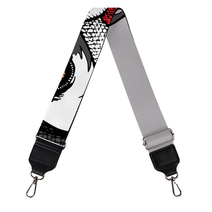 Santa Siberian Husky Print Bag Strap