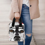 Santa Siberian Husky Print Bible Tote Bag