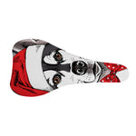 Santa Siberian Husky Print Bicycle Seat Cover