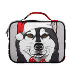 Santa Siberian Husky Print Briefcase Bible Bag